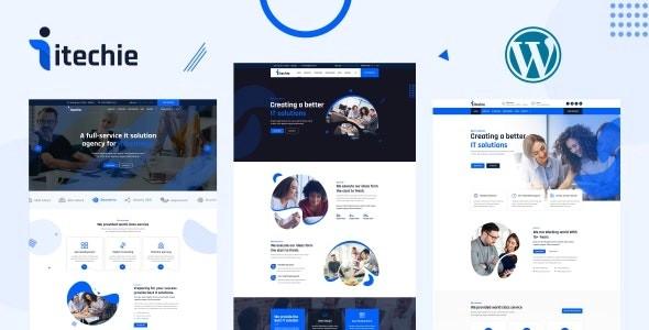 Itechie IT Solutions and Services WordPress Theme 1.0.3 GPL Theme