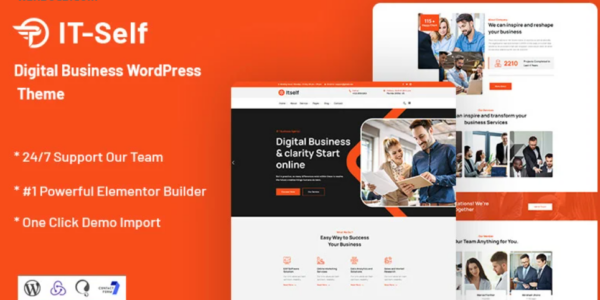 Itself Digital Business WordPress Theme 1.0.1 GPL Theme