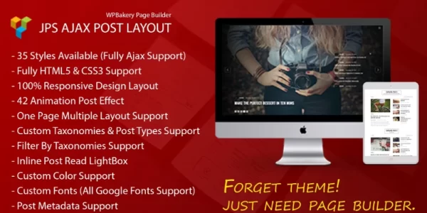 JPS Post Layout Addon For WPBakery Page Builder 2.0.0 GPL Plugins