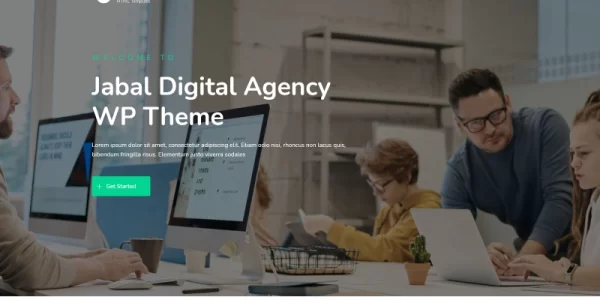 Jabal Digital Agency One page WordPress Theme 1.1 GPL Theme