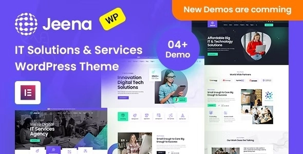Jeena | IT Solutions Technology Elementor WordPress Theme 1.0.1 GPL Theme