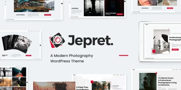 Jepret | Modern Photography WordPress Theme 1.2 GPL Theme