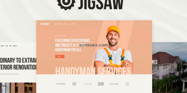 Jigsaw – Building Construction WordPress Theme 1.0.0 GPL Theme