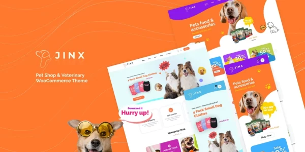 Jinx Pet Shop Veterinary WooCommerce Theme 1.0.3 GPL Theme
