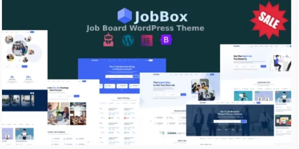 JobBox Job Board Recruitment Agency WordPress Theme 1.2.9 GPL Theme
