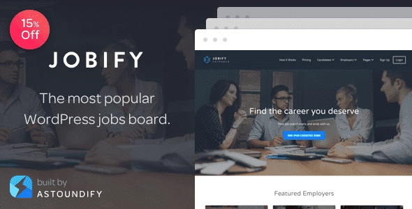 Jobify 4.2.3 GPL Theme