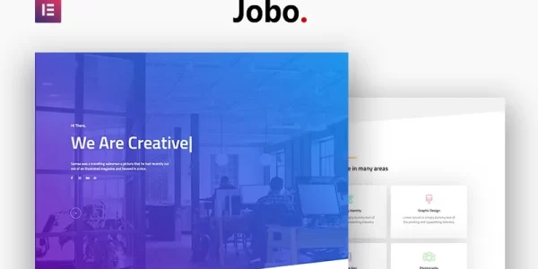 Jobo Creative Portfolio Modern WordPress Elementor Theme WordPress Theme 1.0.0 GPL Theme