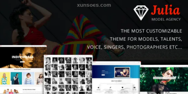 Julia Talent Management WordPress Theme 2.1.7 GPL Theme