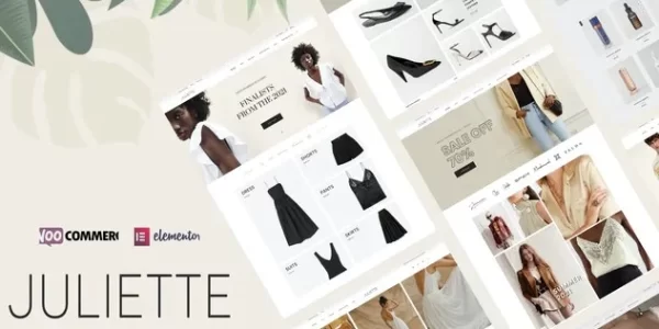 Juliette Elementor WooCommerce Theme 1.0.9 GPL Theme
