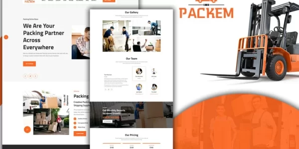 Jumboo-Packem Moving Company Shipping WordPress Theme 1.0.0 GPL Theme