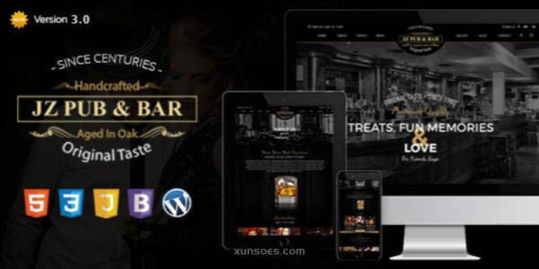 Jz Pub Bar WordPress Theme 3.0 GPL Theme