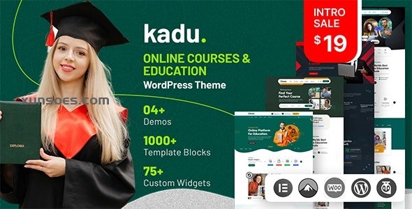 Kadu Education WordPress Theme 1.2 GPL Theme
