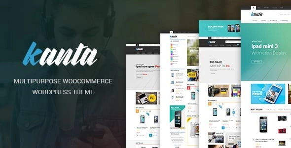 Kanta Multipurpose WooCommerce WordPress Theme 2.0 GPL Theme