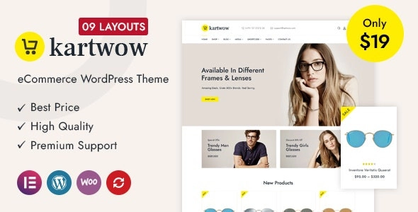 Kartwow Multipurpose WooCommerce Theme 1.0 GPL Theme