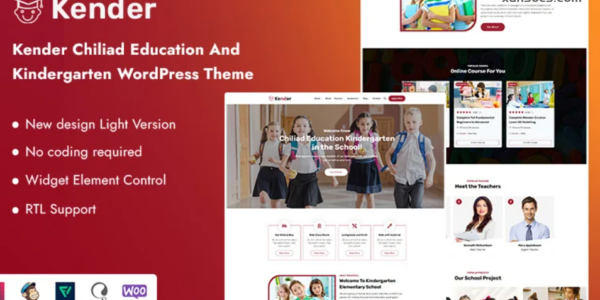Kender – Chiliad Education And Kindergarten WordPress Theme 1.0.1 GPL Theme