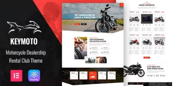 Keymoto – Motorcycle Club Theme 1.2.4 GPL Theme