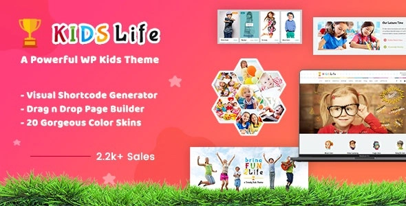Kids Life | Children WordPress Theme 1.8 GPL Theme