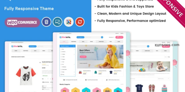 Kinderia The Mega Kids Fashion Store WooCommerce Theme 1.1.0 GPL Theme