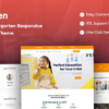 Kindten Child Kindergarten Responsive WordPress Theme 1.0.1 GPL Theme