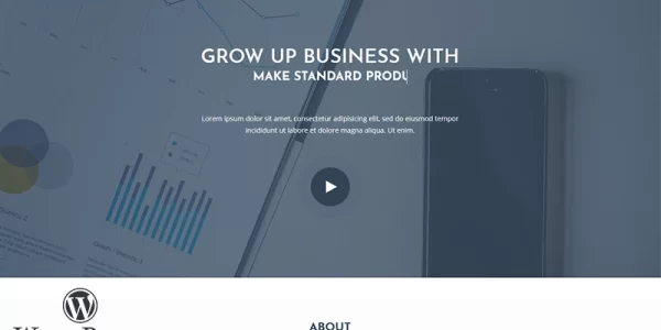 Kinger Personal Business Portfolio Landing WordPress Theme 1.0.0 GPL Theme