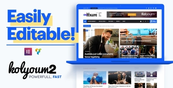 Kolyoum Newspaper Magazine News BuddyPress AMP 2.4.1 GPL Theme
