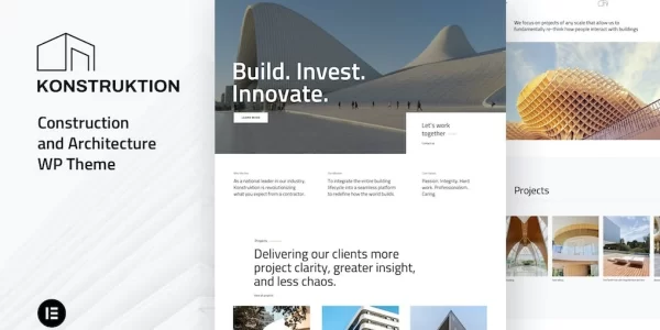 Konstruktion Construction and Architecture 3.2 GPL Theme