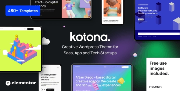 Kotona Software and App Landing Page Theme 1.0.0 GPL Theme