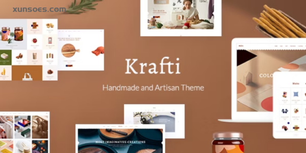 Krafti Arts Crafts WordPress Theme 1.2 GPL Theme