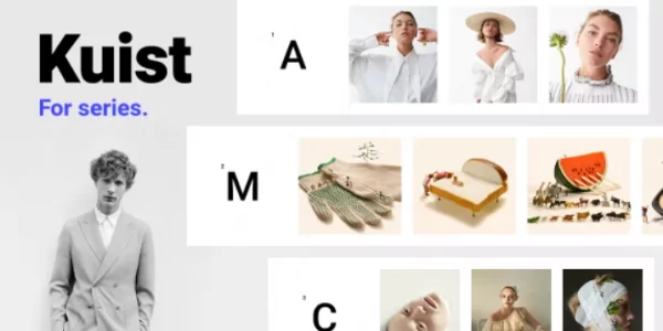 Kuist Portfolio WordPress Theme for Series 4.0.4 GPL Theme