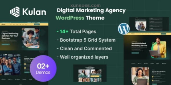 Kulan Digital Marketing Agency WordPress Theme 1.0 GPL Theme