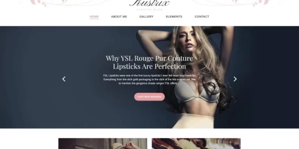 Kustrix Fashion Blog Magazine WordPress Theme 1.0.0 GPL Theme