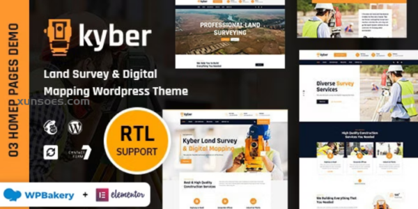 Kyber Surveyor WordPress Theme 1.0.0 GPL Theme