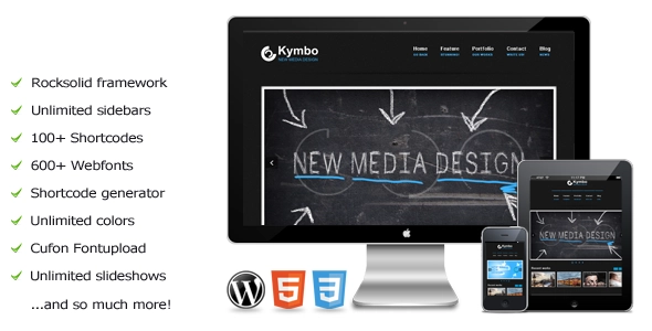 Kymbo – a Premium Multipurpose WordPress Theme 1.08 GPL Theme