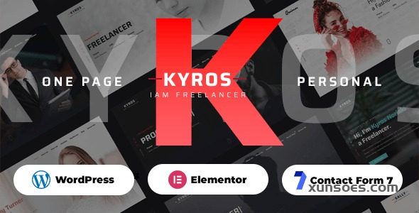 Kyros Personal Portfolio CV Resume Theme 1.0.7 GPL Theme