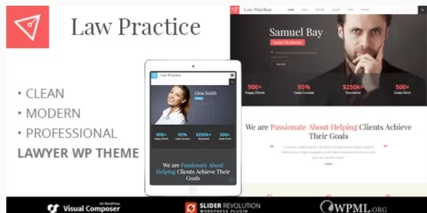 LAWPRACTICE | Lawyer Responsive WordPress Theme 3.5 GPL Theme
