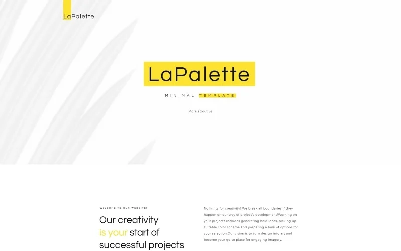 La Palette Creative Minimal WordPress Elementor Theme WordPress Theme 1.0.0 GPL Theme