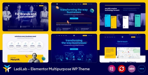 LadiLab Elementor Multipurpose WordPress Theme 1.0.2 GPL Theme