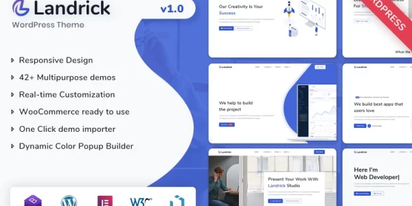 Landrick Multipurpose WordPress Theme 1.0 GPL Theme
