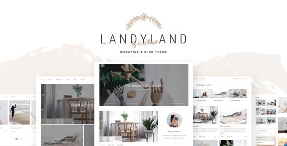 Landyland Clean Blog Theme 1.1 GPL Theme