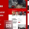 Lantan Factory Industrial WordPress Theme 1.0.3 GPL Theme