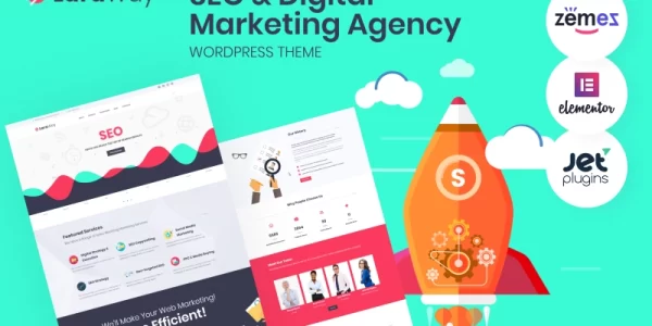 Laraway SEO Digital Marketing Agency WordPress Theme 1.0.1 GPL Theme