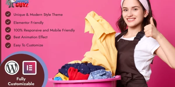 Laundry Guyz, Dry Cleaning Services WordPress Theme 1.0.0 GPL Theme