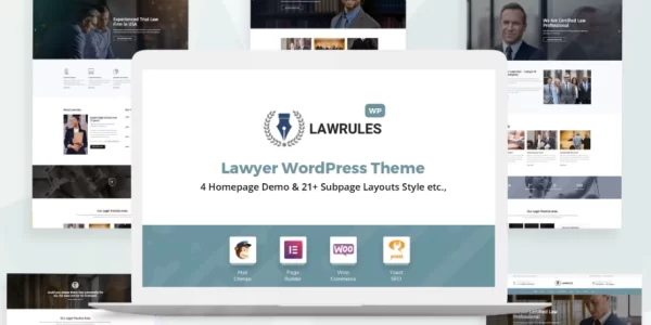 Lawrules | Lawyer WordPress Theme 1.3 GPL Theme