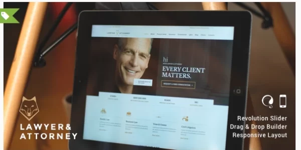 Lawyer WordPress Theme 25.0 GPL Theme
