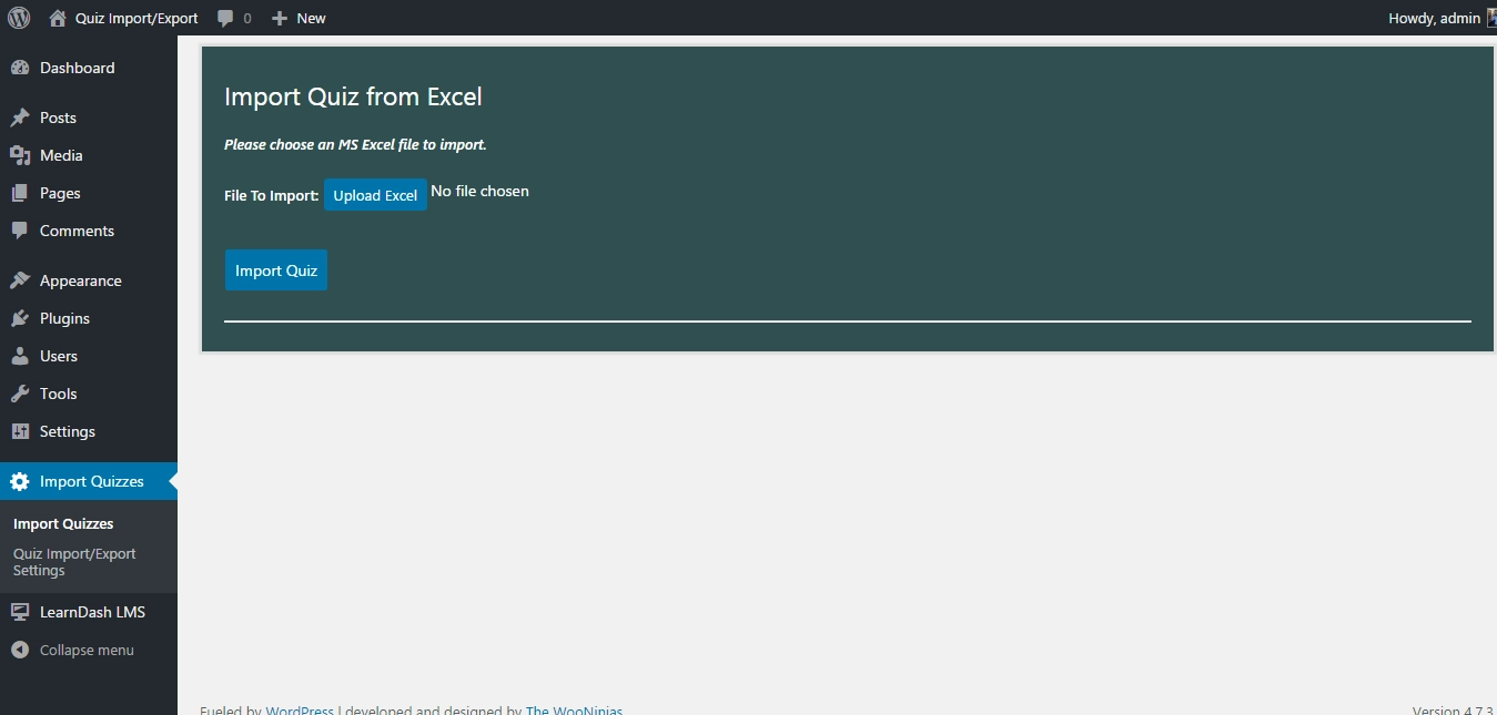 LearnDash Quiz Import/Export 3.2 GPL Plugins