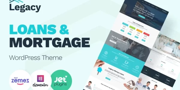 Legacy Estate and Mortgage WordPress Theme 1.0.0 GPL Theme