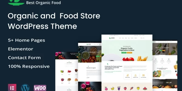 Leganic Organic and Food Store WordPress Theme 1.2 GPL Theme