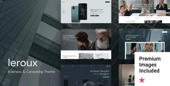 Leroux Business Consulting WordPress Theme 1.0.2 GPL Theme