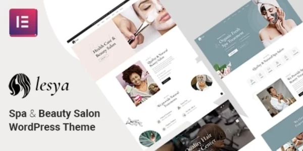 Lesya Beauty Salon Spa WordPress Theme 1.2.0 GPL Theme