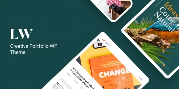 Lewis Creative Portfolio WordPress Theme 1.0.1 GPL Theme